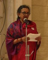 Girvanapratishtha Retired Teachers' Felicitation - Introduction by Smt. Sangita Pawar - Day 7 at Karla (28 Sep 2025), Pictures Courtesy of Shri Abhinav Kalla